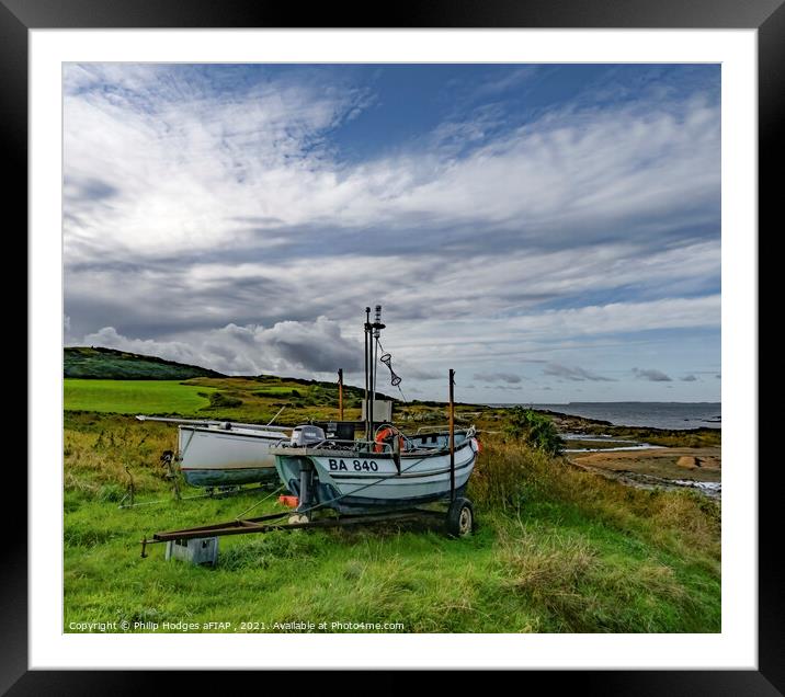 Waiting for the Tide Framed Mounted Print by Philip Hodges aFIAP ,