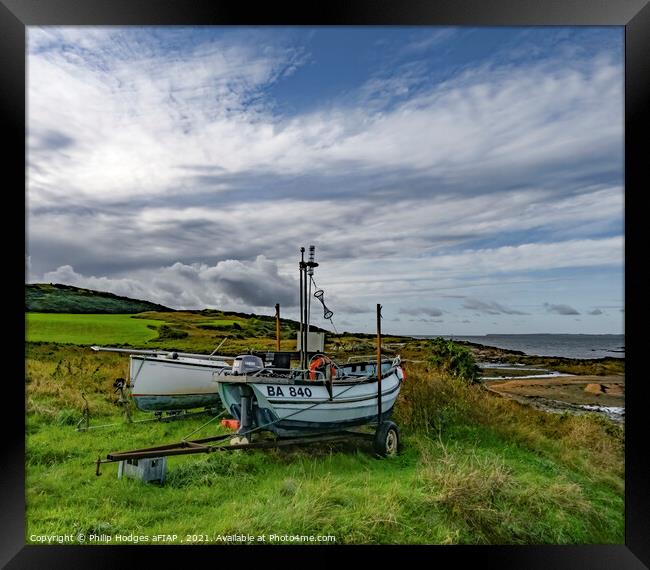 Waiting for the Tide Framed Print by Philip Hodges aFIAP ,