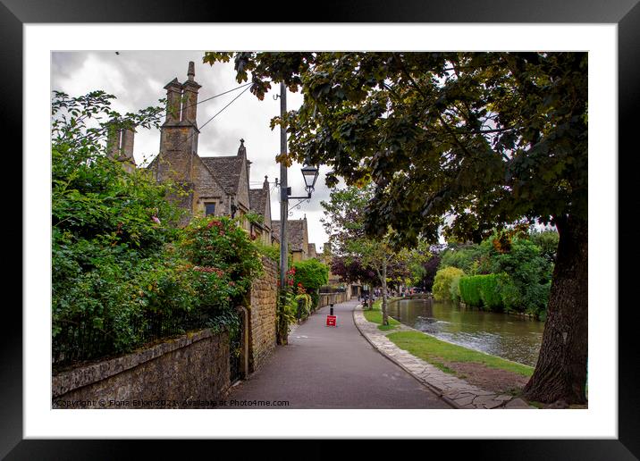 Bourton on the Water  Framed Mounted Print by Fiona Etkin