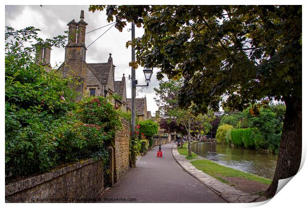 Bourton on the Water  Print by Fiona Etkin