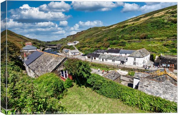 Serene Beauty of Boscastle Canvas Print by Roger Mechan