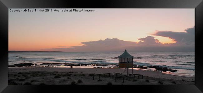 Tower Watch Framed Print by Bec Trinick