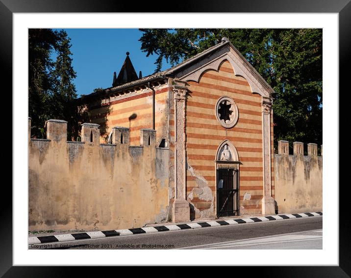Villa Albertini Chapel in Garda Framed Mounted Print by Dietmar Rauscher