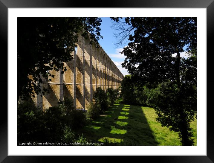 Viaduc de Chaumont  Framed Mounted Print by Ann Biddlecombe