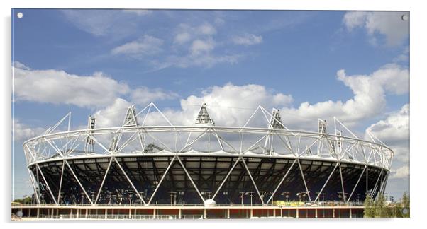 2012 Olympics stadium Acrylic by David French