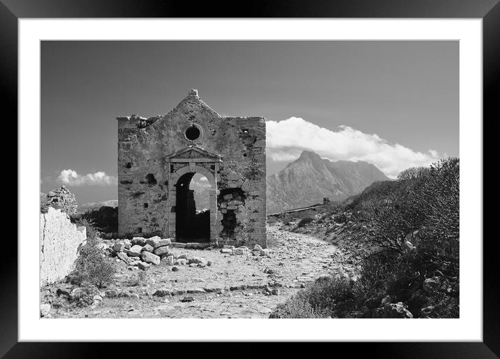 The high castle Framed Mounted Print by Dimitrios Paterakis