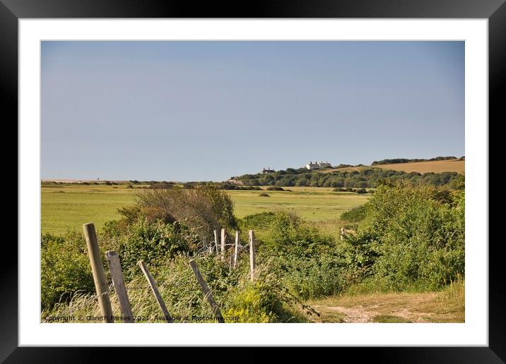 Across the Cuckmere Framed Mounted Print by Gareth Parkes