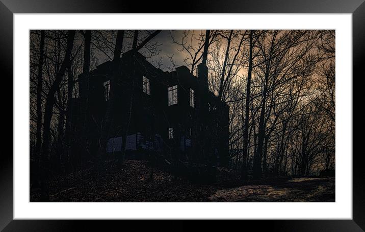 Night On The Mountain Framed Mounted Print by Chris Lord
