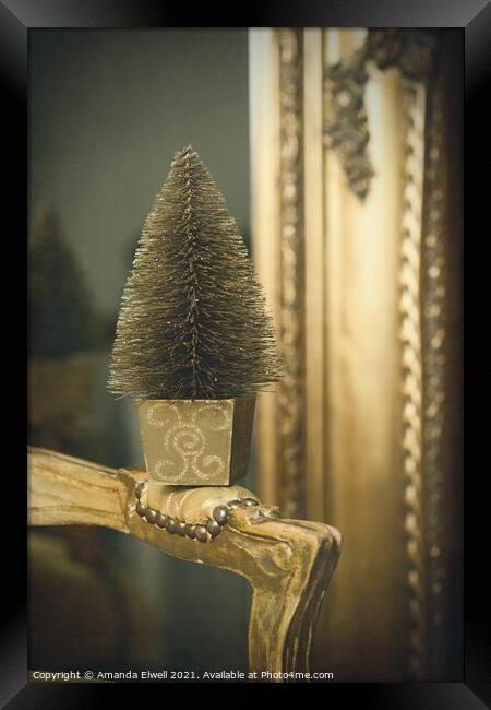 Oh Christmas Tree Framed Print by Amanda Elwell