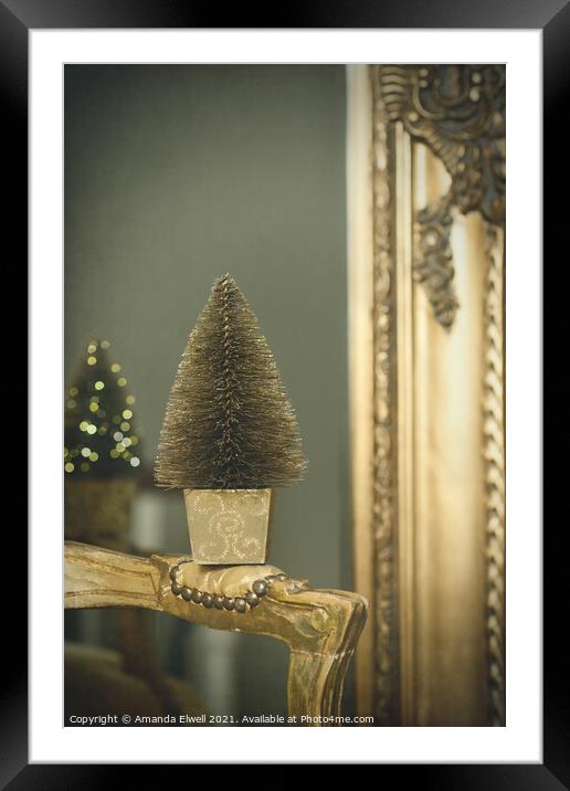 Christmas Is Coming Framed Mounted Print by Amanda Elwell