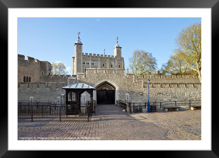 Tower of London Impression Framed Mounted Print by Melanie Viola
