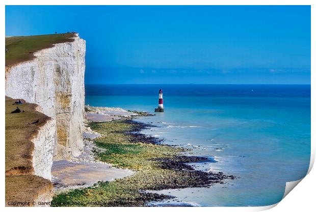 Beachy Head Print by Gareth Parkes