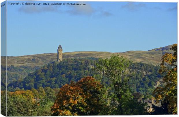 wallace monument Canvas Print by dale rys (LP)