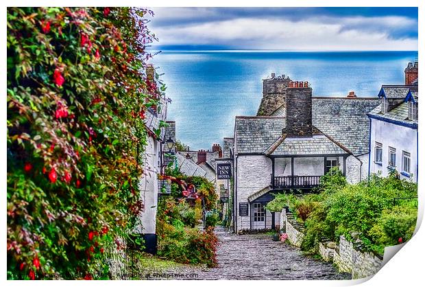 Clovelly Building Print by Gareth Parkes