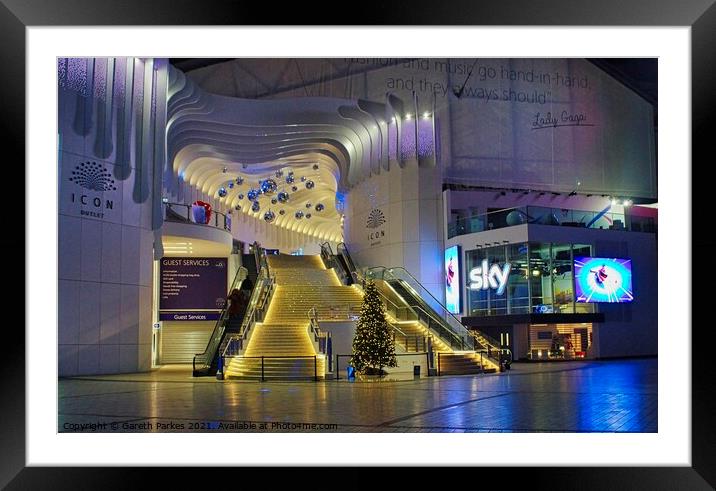 O2 Greenwich Grand Stairs Framed Mounted Print by Gareth Parkes