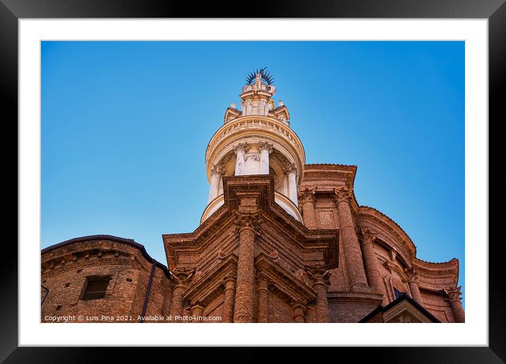 Basilica di Sant'Andrea delle Fratte Church in Rome, Italy Framed Mounted Print by Luis Pina