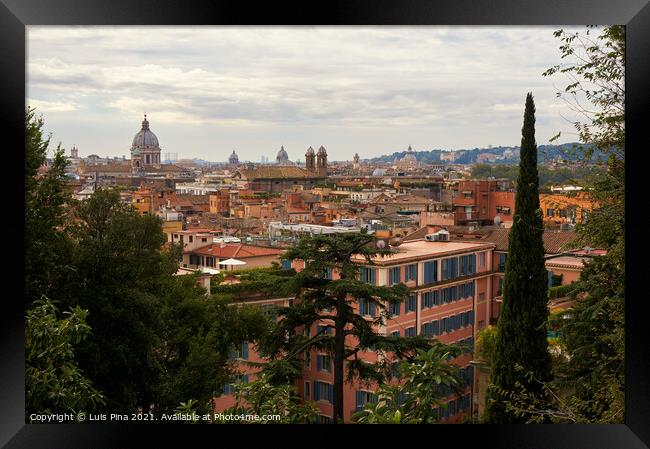 View of the Vatican in Rome, Italy Framed Print by Luis Pina