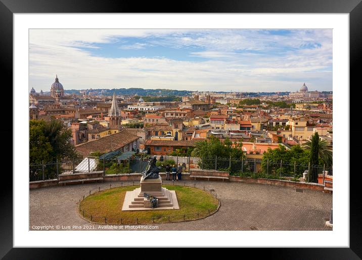 View of the Vatican in Rome, Italy Framed Mounted Print by Luis Pina
