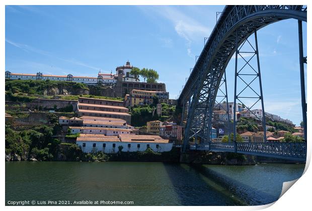 D. Luis I Bridge in Porto Print by Luis Pina