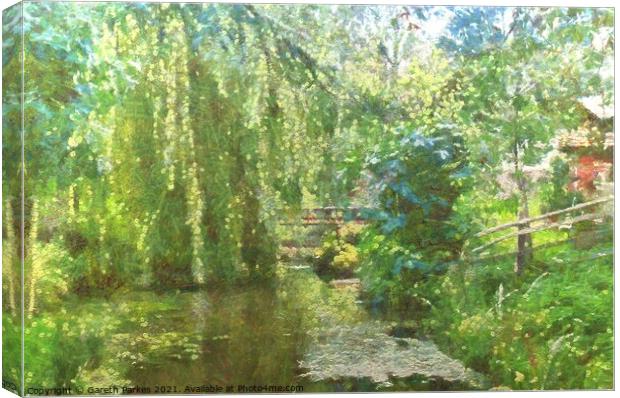 Glynleigh Garden in Rickney Canvas Print by Gareth Parkes