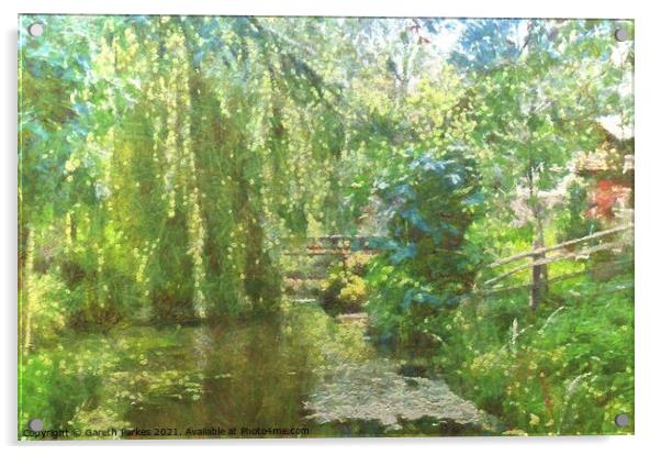Glynleigh Garden in Rickney Acrylic by Gareth Parkes