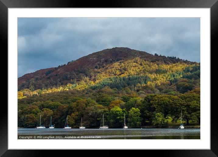 Landscape beauty around Lake Windermere Framed Mounted Print by Phil Longfoot
