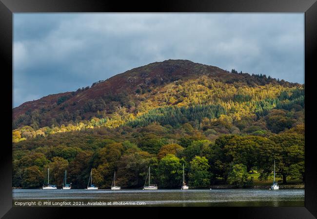 Landscape beauty around Lake Windermere Framed Print by Phil Longfoot