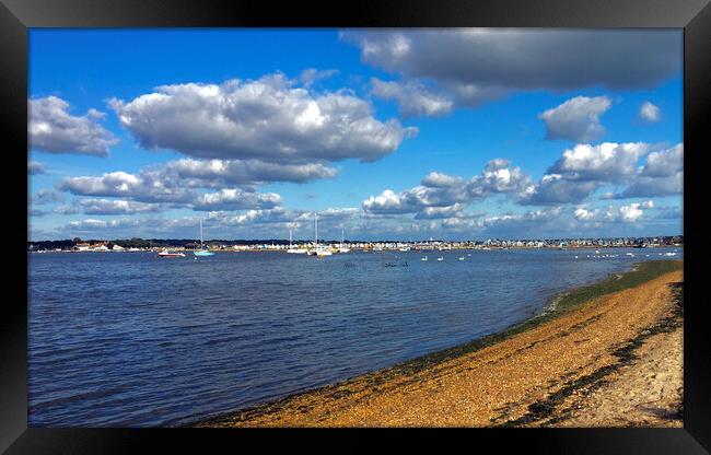 Christchurch harbour Framed Print by Anthony Kellaway