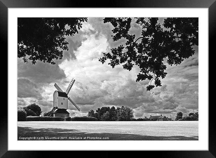 Mountnessing Windmill, Essex Framed Mounted Print by Keith Mountford