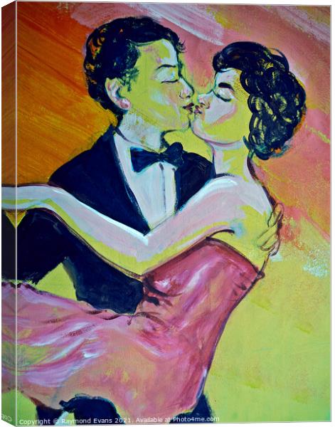 1950s romance Canvas Print by Raymond Evans