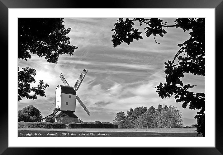 Mountnessing Windmill Framed Mounted Print by Keith Mountford