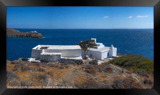 Charalampos Church. Framed Print by Chris North