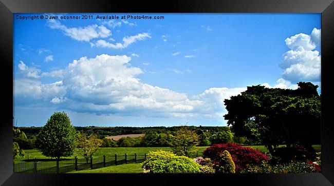 The Vale of Kent Framed Print by Dawn O'Connor