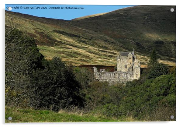 CASTLE CAMPBELL Acrylic by dale rys (LP)