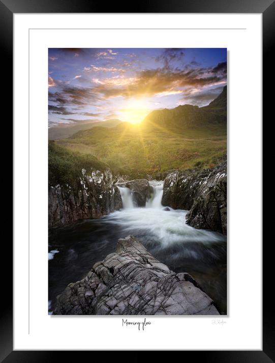 Morning glow, Glencoe, Scotland Framed Mounted Print by JC studios LRPS ARPS