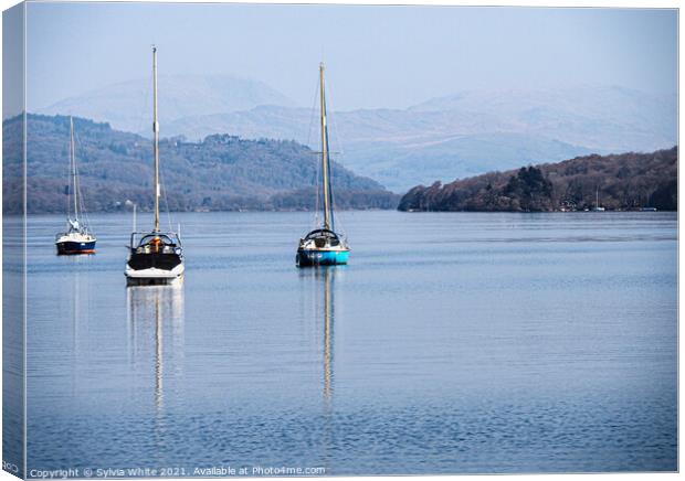 Windermere  Canvas Print by Sylvia White