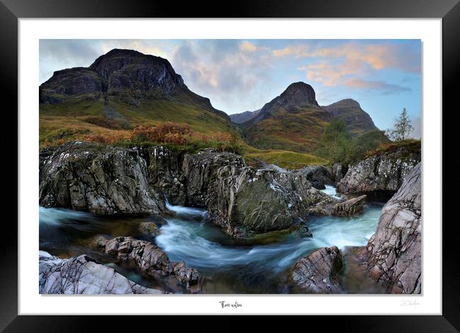 Three sisters, Glencoe, Scotland  Framed Print by JC studios LRPS ARPS