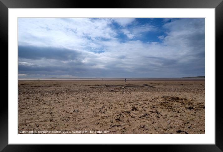Sand Bay, Weston Super Mare, Somerset Framed Mounted Print by Gordon Maclaren