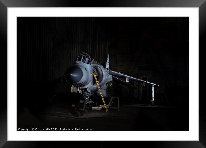 Sea Harrier FRS2 Framed Mounted Print by Chris North