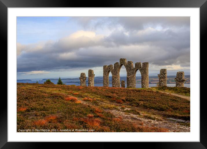 The Fyrish Monument  Framed Mounted Print by Paul Pepper