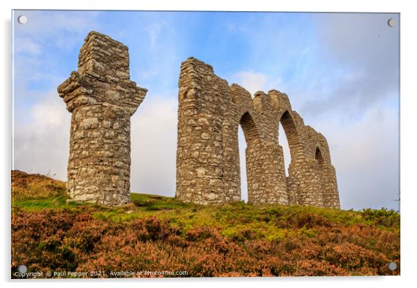 The Fyrish Monument Acrylic by Paul Pepper