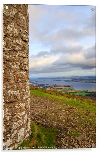 The Fyrish Monument Acrylic by Paul Pepper