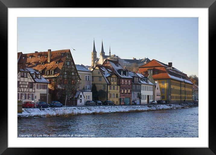 Bamberger Dom Cathedral in Bamberg, Germany Framed Mounted Print by Luis Pina