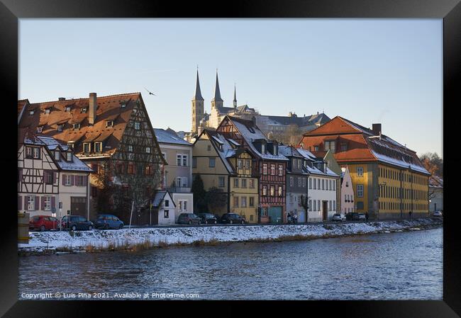 Bamberger Dom Cathedral in Bamberg, Germany Framed Print by Luis Pina