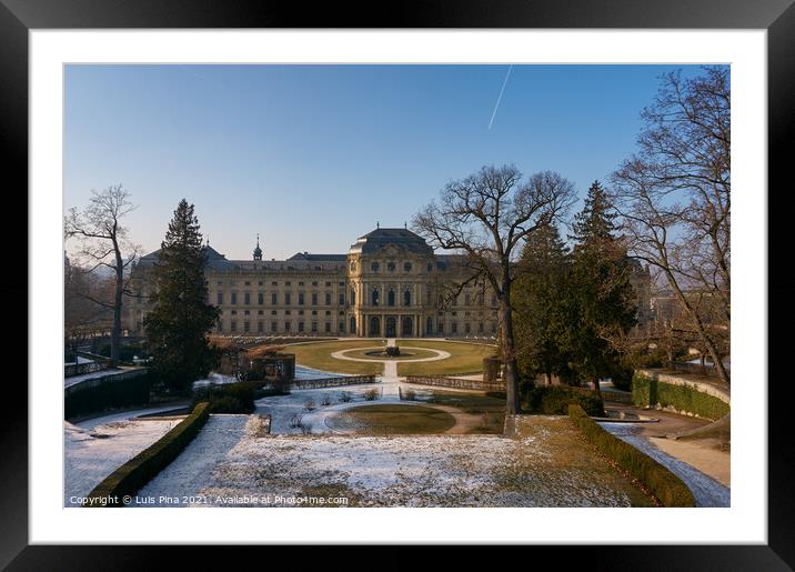 Würzburg Residence Framed Mounted Print by Luis Pina