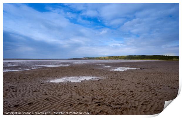 Sand Bay, Weston Super Mare, Somerset Print by Gordon Maclaren