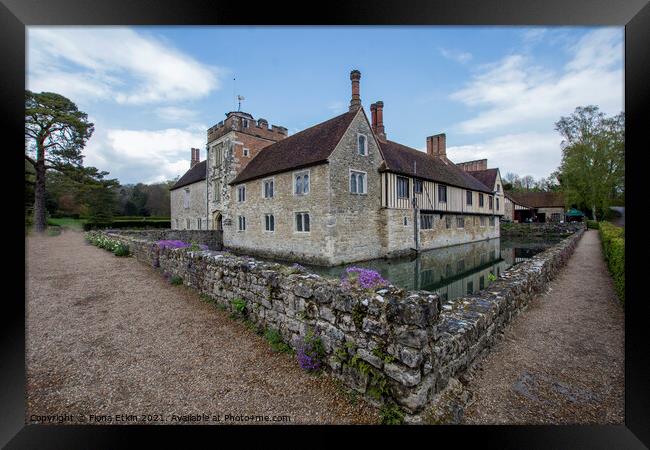 Ightham Mote Kent Framed Print by Fiona Etkin