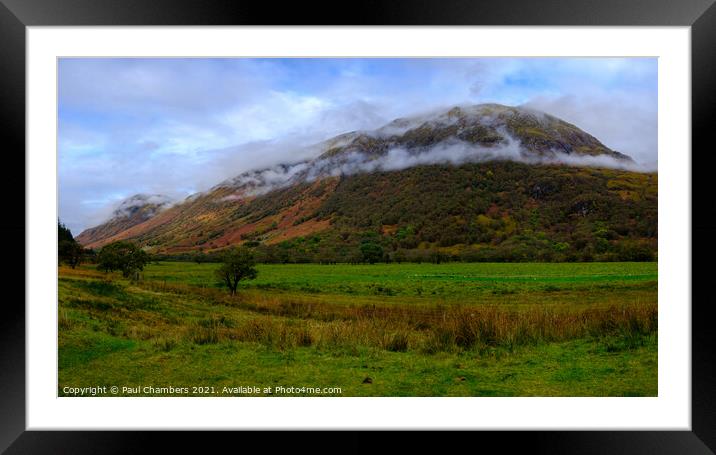 The Nevis Range Scotland Highland Framed Mounted Print by Paul Chambers