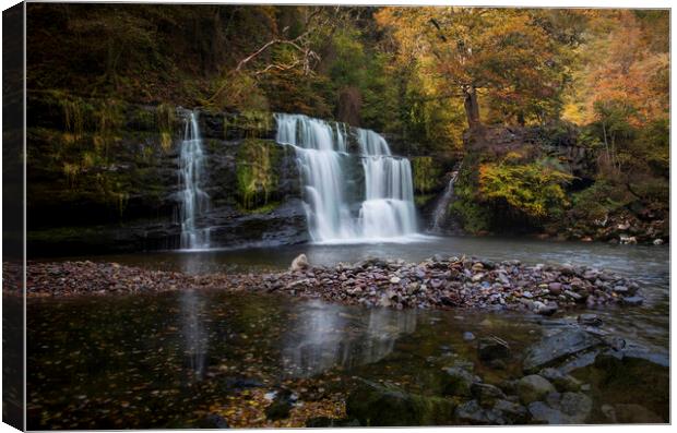 Autumn at Waterfall country Canvas Print by Leighton Collins