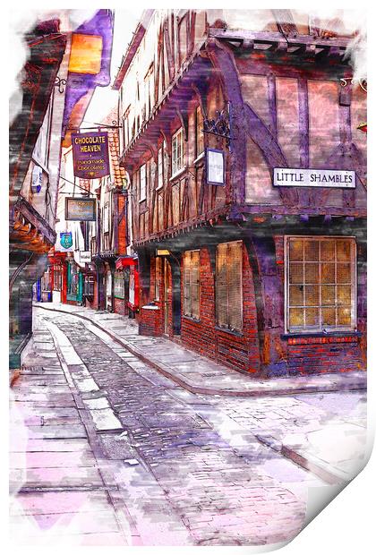 Little Shambles - Sketch Print by Picture Wizard